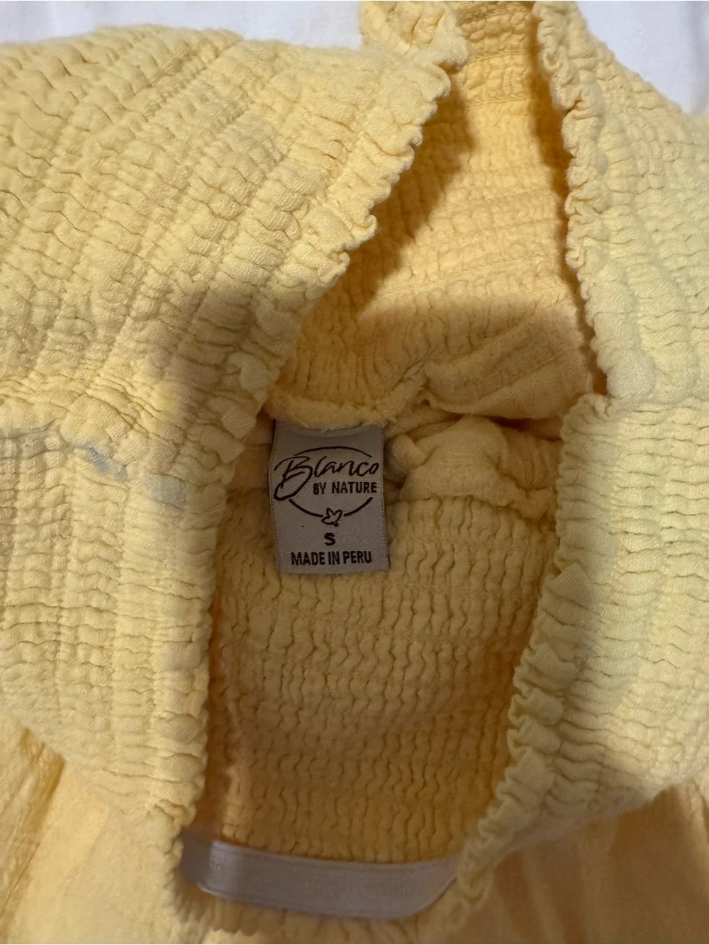 Yellow Ruffled Mini Skirt - Picture 2 of 2